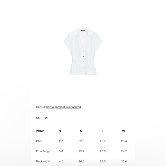 ZARA Belted Linen Blouse - Picture 9 of 9